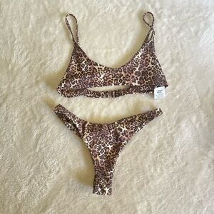 Tiger mist leopard bikini